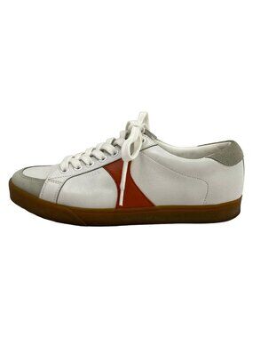 Celine Sneakers 37 White Orange Gray Leather